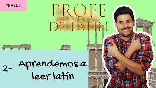 2 Aprendemos a leer latín Nivel 1 [upl. by Ahtimat]