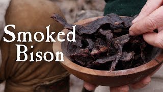 Smoked Bison  Historical Meat Preservation  The American Frontier [upl. by Neff]