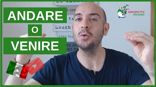 ANDARE e VENIRE  Learn Italian with Vaporetto Italiano Italian and English subtitles [upl. by Brandice]