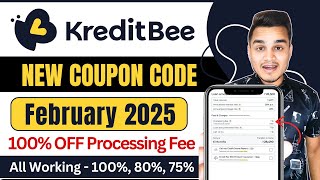 Kreditbee New Coupon Code February 2025  Kreditbee Coupon Code For Processing Fee Today [upl. by Esertap]