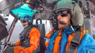 US Coast Guard Rescue Flight VLOG [upl. by Atineg996]