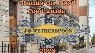 Wetherspoon food guide [upl. by Farand70]