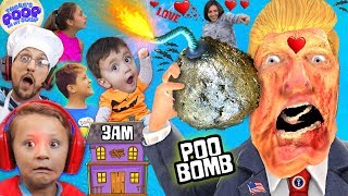 OUR HAUNTED HOUSE w ZOMBIE DONALD TRUMP  3am My Soup is BOMB FGTEEV Halloween Gameplay Skit [upl. by Colwin]