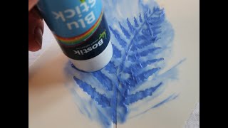 How To Make Batik Art Using A Glue Stick [upl. by Moule]