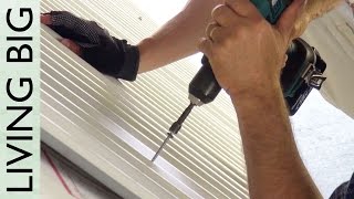 Installing A Corrugate Roof Part 1 [upl. by Aicilic]