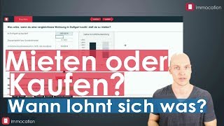 Wohnung mieten oder kaufen Wie du richtig rechnest und entscheidest  Teil 2 [upl. by Ataeb]