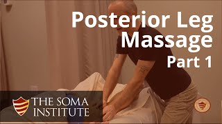 General Posterior Leg Protocol Beginning Massage Techniques Part 1 [upl. by Boorer]