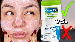 CETAPHIL OR CERAVE Cerave Moisturizing Cream vs Cetaphil Moisturizing Cream [upl. by Notgnirra]