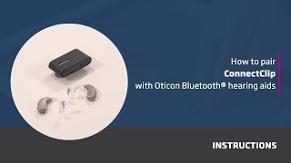 How to pair Oticon Edumic with hearing aids with regular batteries [upl. by Norit]