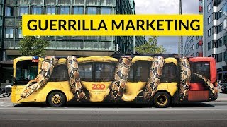 Guerilla Marketing  Unconventional Marketing Strategy  Needs Lot Of Creativity [upl. by Nikal]