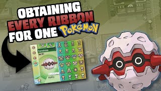 HOW EASILY CAN YOU GET EVERY RIBBON ON A SINGLE POKEMON [upl. by Annelg619]