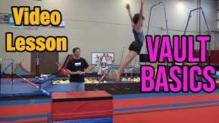 How to do VAULT BASICS MGA Gymnastics [upl. by Modern]