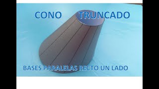 CONO TRUNCADO o reducción excéntrica [upl. by Oirtemed]