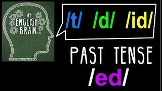 Past Tense ed Pronunciation My English Brain [upl. by Peugia]