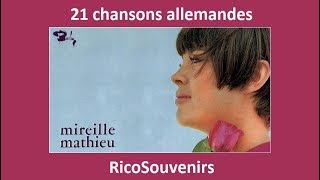 Mireille Mathieu  21 chansons allemandes [upl. by Naols]