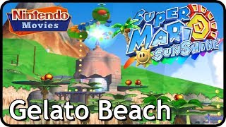 Super Mario Sunshine  Gelato Beach 100 Walkthrough [upl. by Enomad]