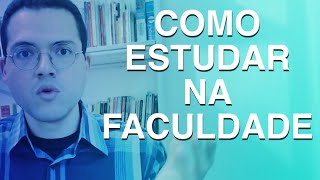 Como estudar na faculdade  Professor Piccini Responde [upl. by Demetri]