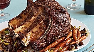 Annes Holiday Standing Rib Roast  Food Network [upl. by Lucchesi]