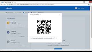 Coinbase  How to Find your Bitcoin wallet address [upl. by Og264]