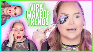 Full Face Of VIRAL TikTok Makeup Trends Part 2  NikkieTutorials [upl. by Janella]