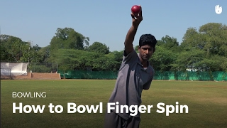 How to Bowl Finger Spin  Cricket [upl. by Slyke644]