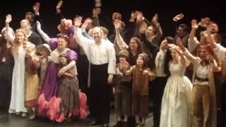 Les Miserables Final Curtain Call Broadway Sept 4 2016 [upl. by Clerissa]