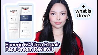 Eucerin 5 Urea Replenishing Face Cream Review [upl. by Ailime]