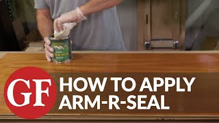 HOW TO APPLY ARMRSEAL URETHANE TOPCOAT  General Finishes [upl. by Tanya]