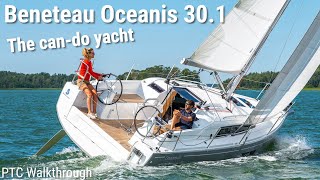 Beneteau Oceanis 301 Sailboat Tour 2021 PTC Walkthrough [upl. by Pineda]