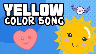 Color Song  Yellow  Colores en Inglés  Songs for children  Nursery rhymes [upl. by Ettenowtna]