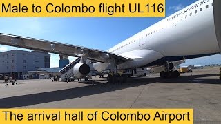 Colombo International Airport Sri Lanka arrival [upl. by Nnayllas]