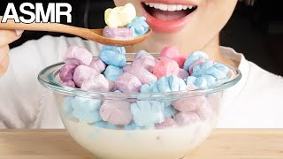 ASMR Dehydrated Marshmallow Cereal Eating Sounds Mukbang 건조마시멜로우 먹방 [upl. by Gibbons607]