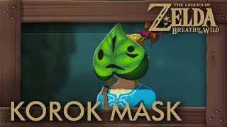 Zelda Breath of the Wild  Korok Mask Location [upl. by Onoitna348]