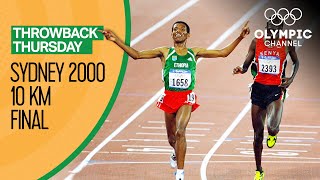 Haile Gebrselassie  10000m  Sydney 2000  Throwback Thursday [upl. by Ahseinar]