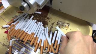 Full auto cigarette filling machine by KOREASTMYORYO [upl. by Brigitte]