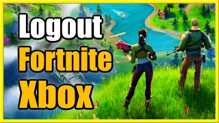 How to UNLINK amp LOGOUT of Fortnite on Xbox One Fastest Method [upl. by Sumahs]