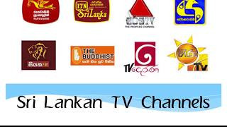 Sri Lankan TV Channels [upl. by Keever313]