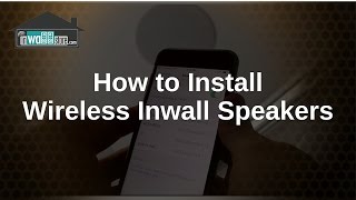 How to install wireless inwall speakers [upl. by Sinnylg742]