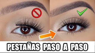 TRUCOS PARA APLICAR PESTAÑAS POSTIZAS  PRINCIPIANTES  AbrilDoesMakeup ♡ [upl. by Yreneh]