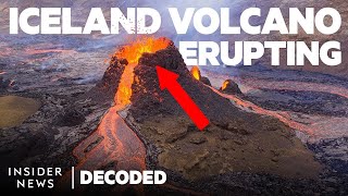 Watch This Iceland Volcano Erupt For The First Time In 6000 Years  Decoded [upl. by Yznel184]