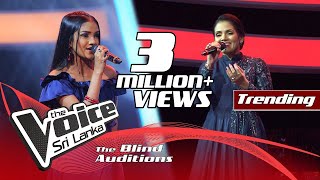 Sathisha Bhatt  Chikni Chameli  Blind Auditions  The Voice Sri Lanka [upl. by Eelirol]