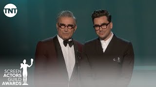 Eugene and Dan Levy Opening Monologue  26th Annual SAG Awards  TNT [upl. by Cired]