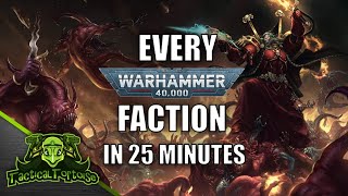 EVERY 40k Army in 24 Minutes Warhammer 40k Faction Guide [upl. by Nyliac]