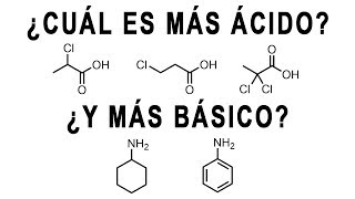 ACIDEZ Y BASICIDAD ORGÁNICA  Química Orgánica [upl. by Nahgam43]