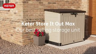 How to Build Keter Store It Out Max  Step by Step Assembly Video [upl. by Kannry539]