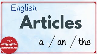 Articles in English  Learn English  EasyTeaching [upl. by Eirised]