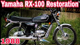 Yamaha RX100 full restoration completed👍  1988 model  part5  NCR Motorcycles [upl. by Eerpud]