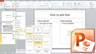 How to Change Slide Layout in PowerPoint Modify Slide Layout To Title Text And Content [upl. by Maite]