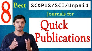 Best SCOPUS indexed Journals II SCI Journals II Unpaid Journals for Quick Publications [upl. by Arayc116]