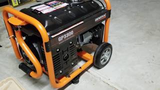 Generac Generator Review GP3300 [upl. by Ihab435]